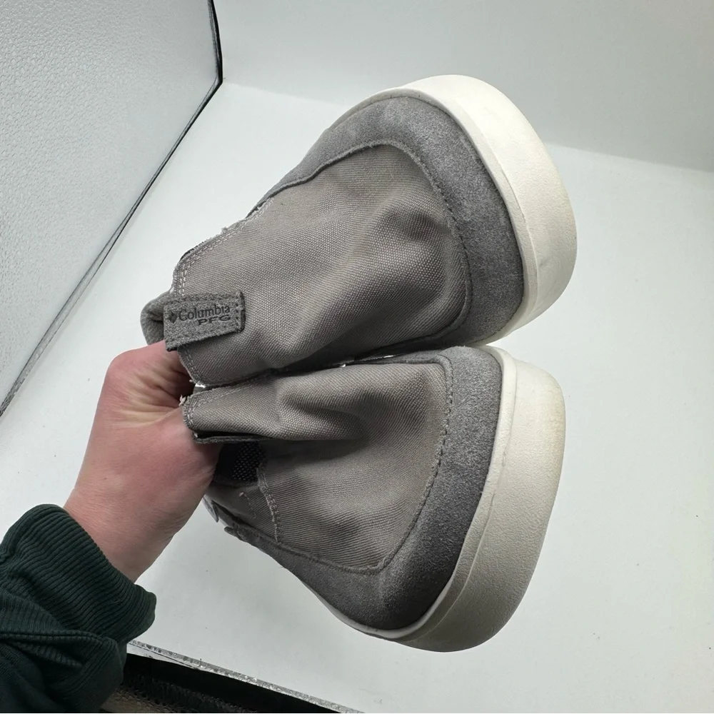 Columbia PFG Boatside‎ omni grip LT. Mens Size 9 W Wide gray slip on casual